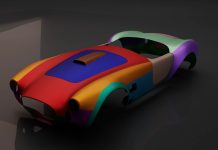 わずか30枚のパネルで1960年代スポーツカーのホワイトボディのレプリカ製作に成功:MW Design社がBiWプレス成形を最適化